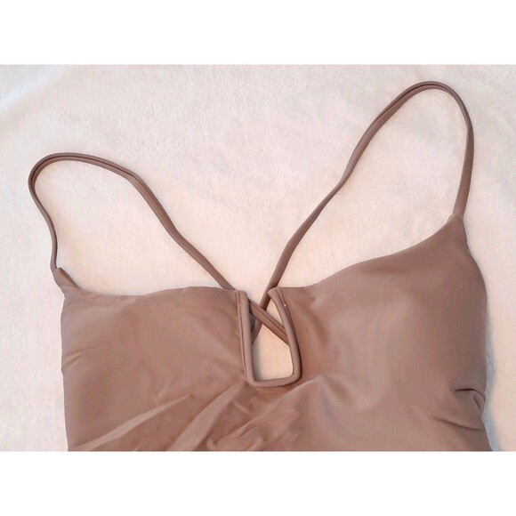 J.Crew Mira one-piece swimsuit in Classic Sculpt Smoky Willow Wood Size 6 NWT - Picture 6 of 11